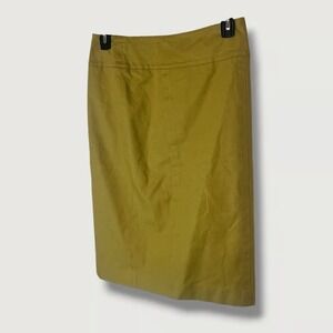 Realities Vintage Chartreuse Green Midi Pencil Skirt Size 8